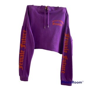 “Babe Squad” Crop Hoodie
